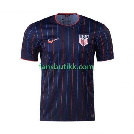 Fotballdrakt USA Bortetrøye 2025 Kortermet